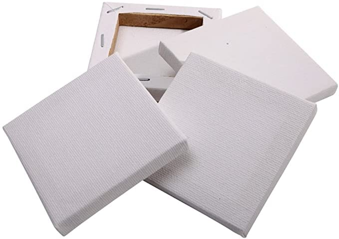 Mini Blank Canvas Panels – Pack of 4