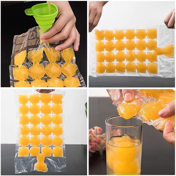 Self-Sealing Ice Cube Bags – Pack of 25