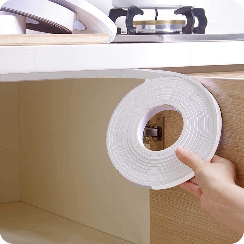 Self-Adhesive Draught Excluder Foam Tape – 2 Rolls