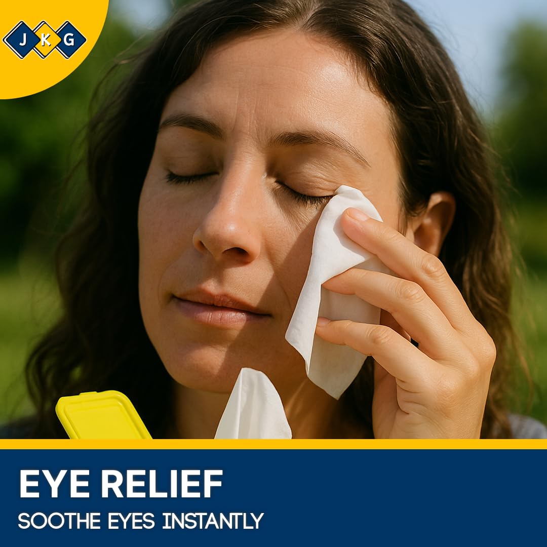 Hay Fever Relief Wipes – Pack of 60