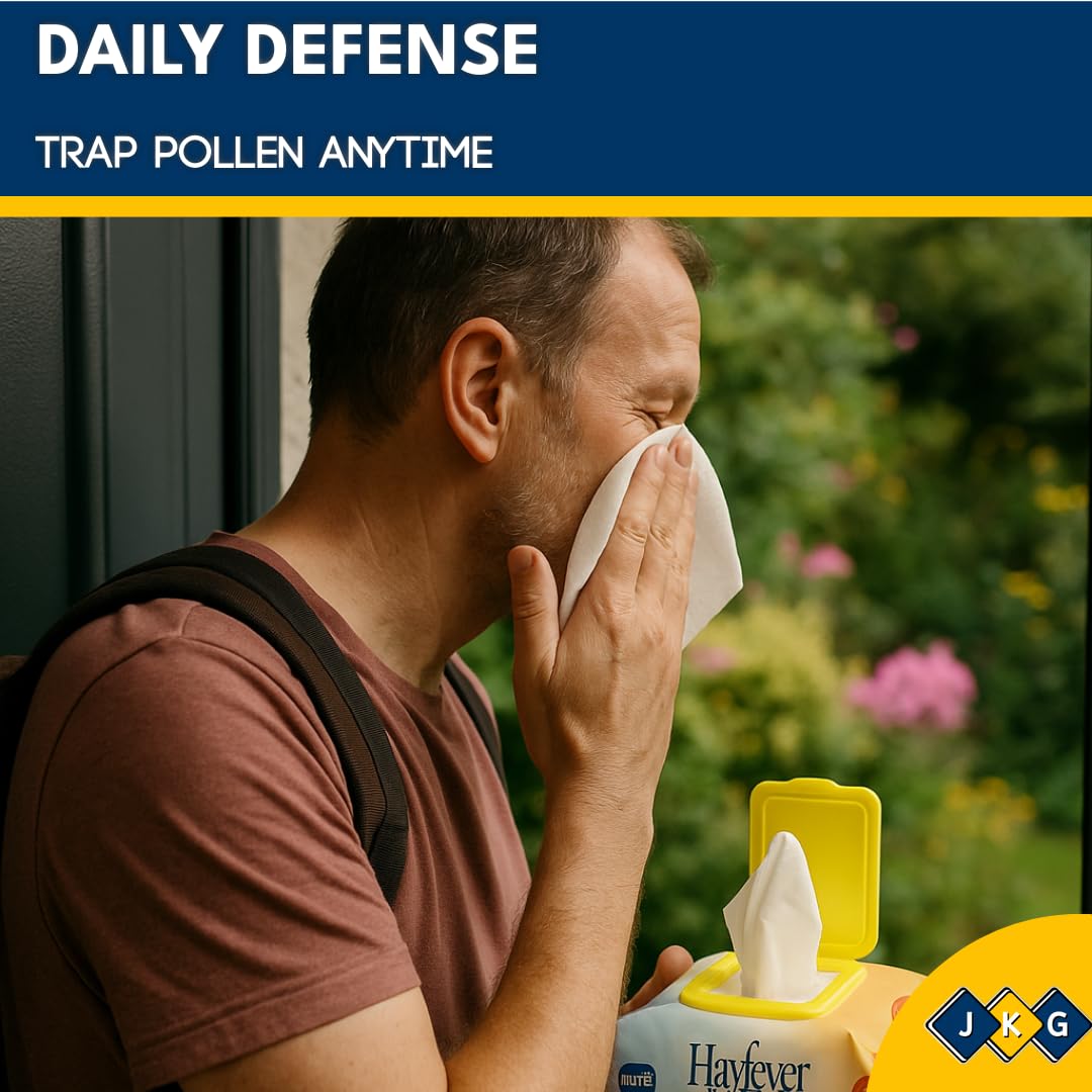 Hay Fever Relief Wipes – Pack of 60