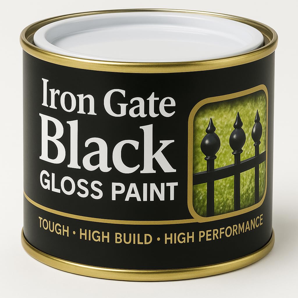 Black Gloss Metal Paint – 180ml
