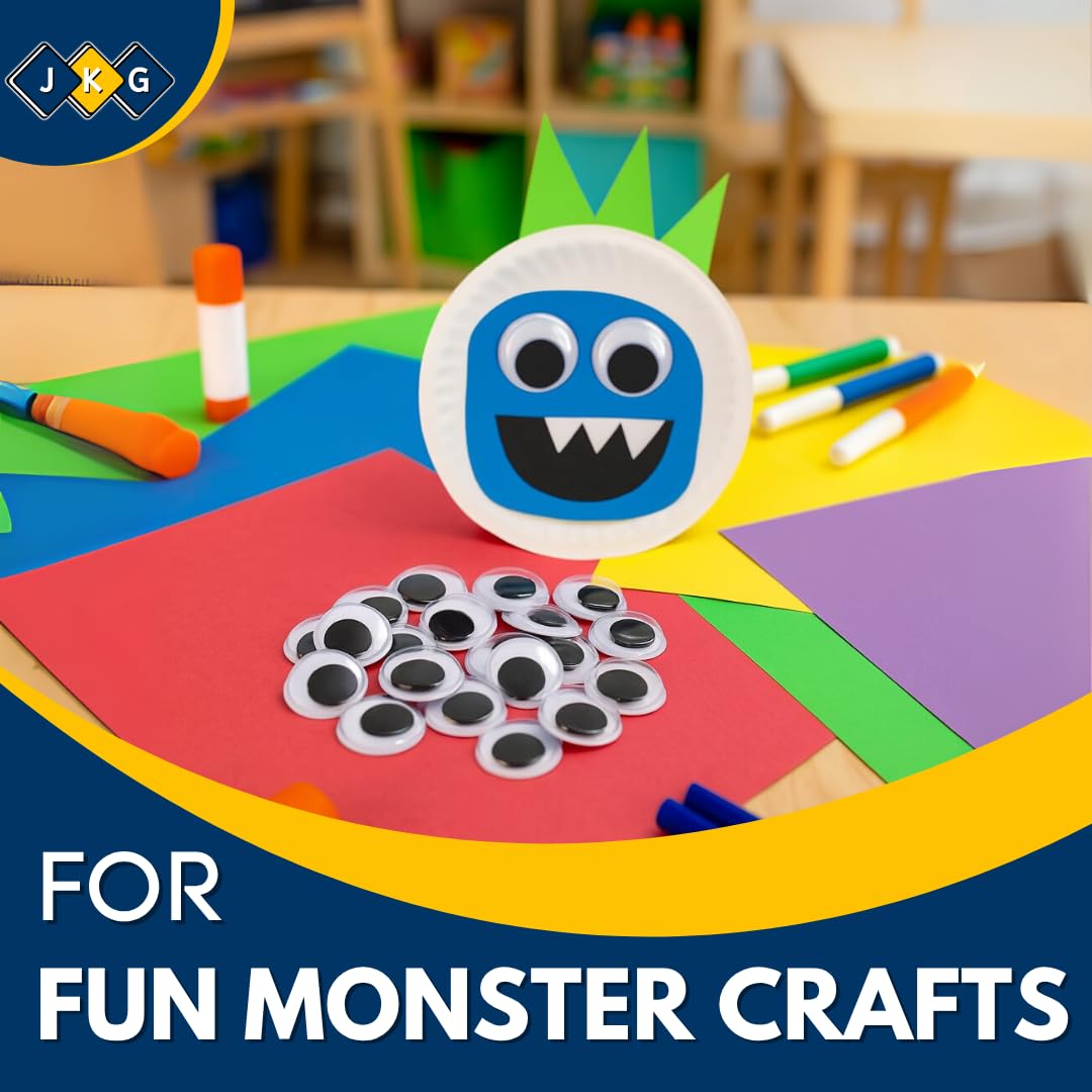 Googly Eyes – Pack of 200, 3 Sizes