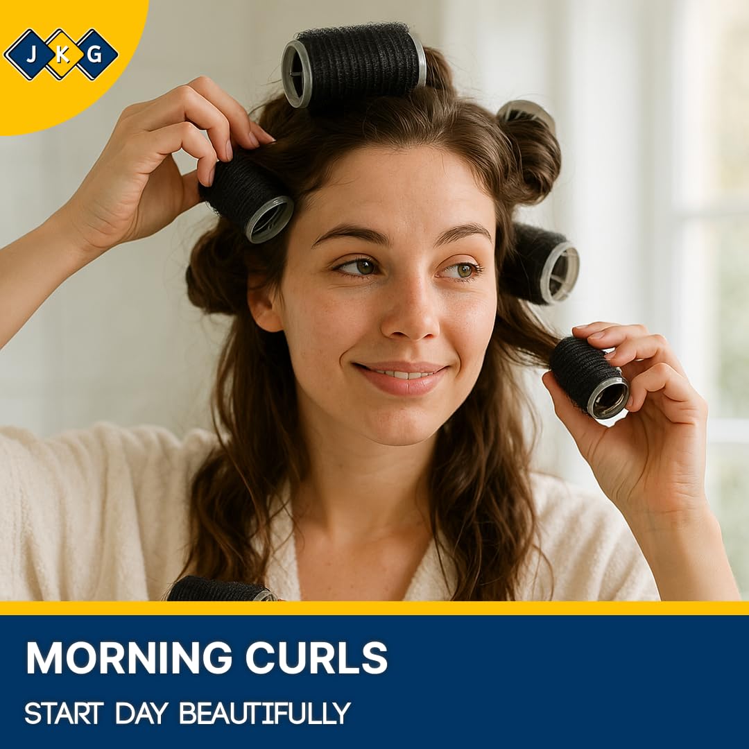 Self-Grip Hair Rollers – Pack of 8