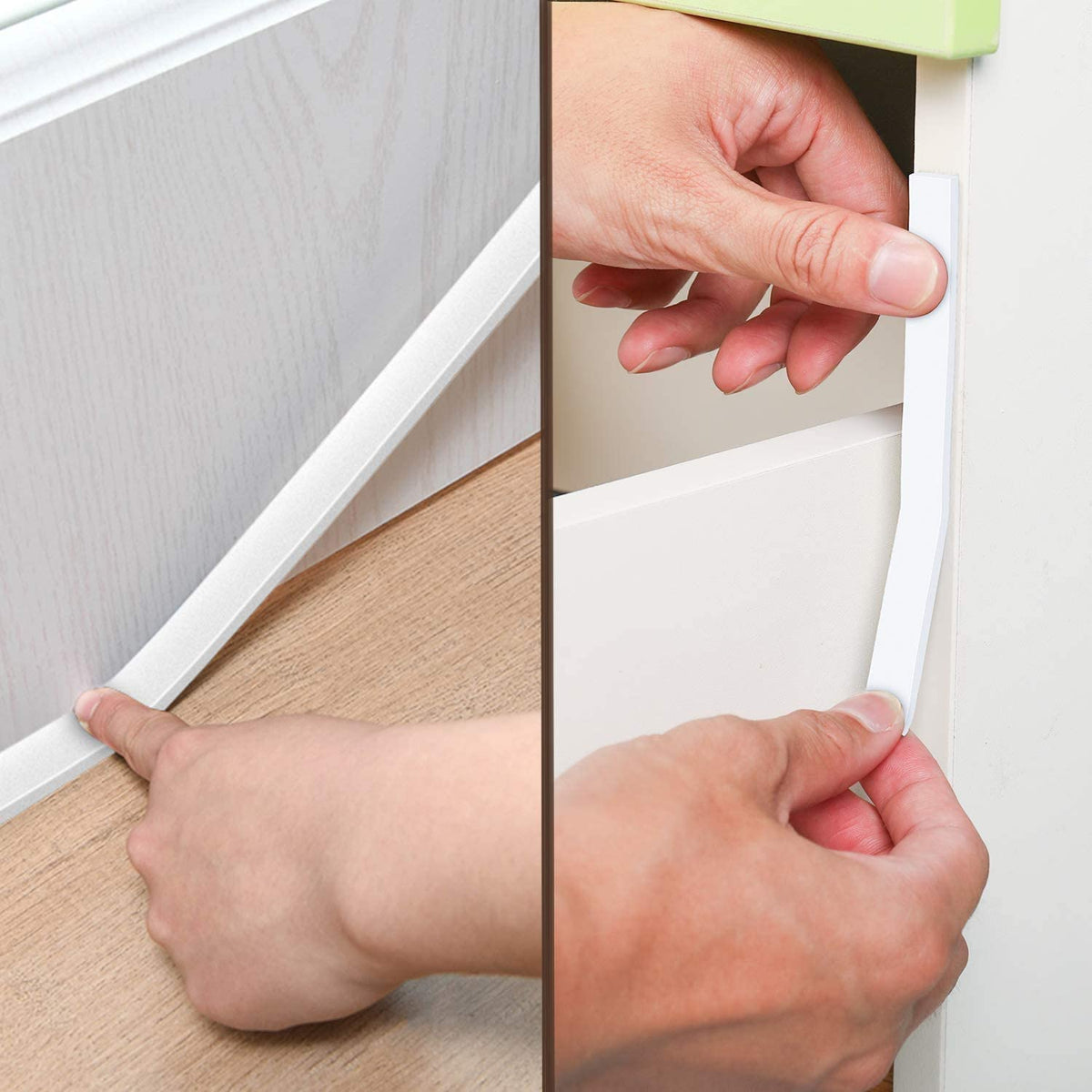 Self-Adhesive Draught Excluder Foam Tape – 2 Rolls
