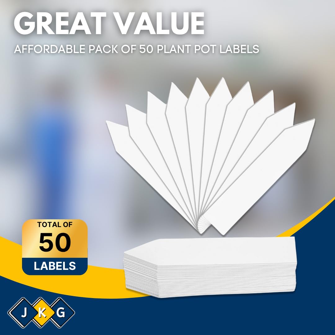 Waterproof Plant Labels – Pack of 50