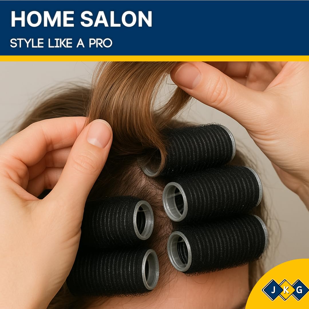 Self-Grip Hair Rollers – Pack of 8