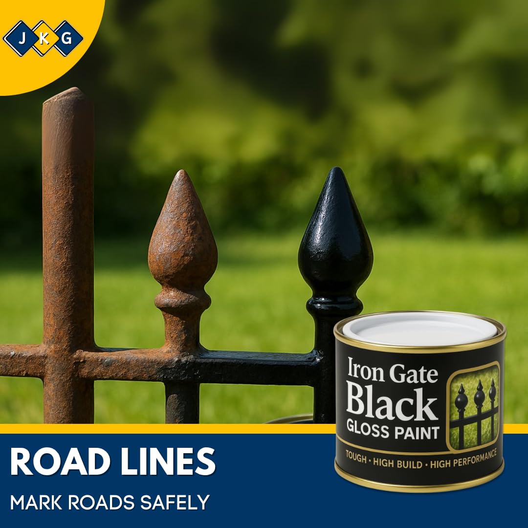Black Gloss Metal Paint – 180ml