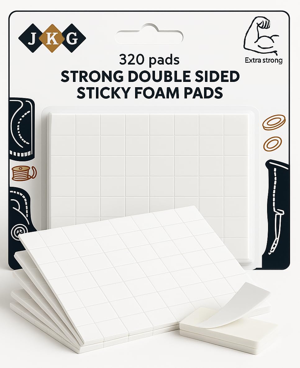 Double-Sided Foam Pads – Pack of 320