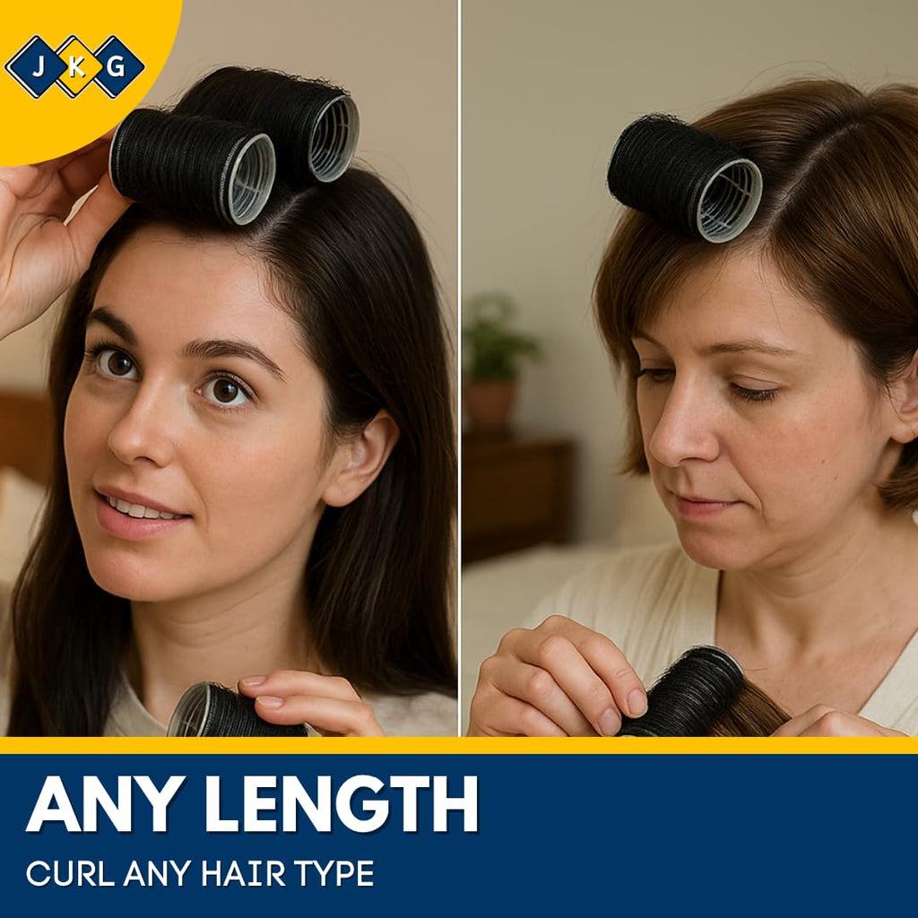 Self-Grip Hair Rollers – Pack of 8