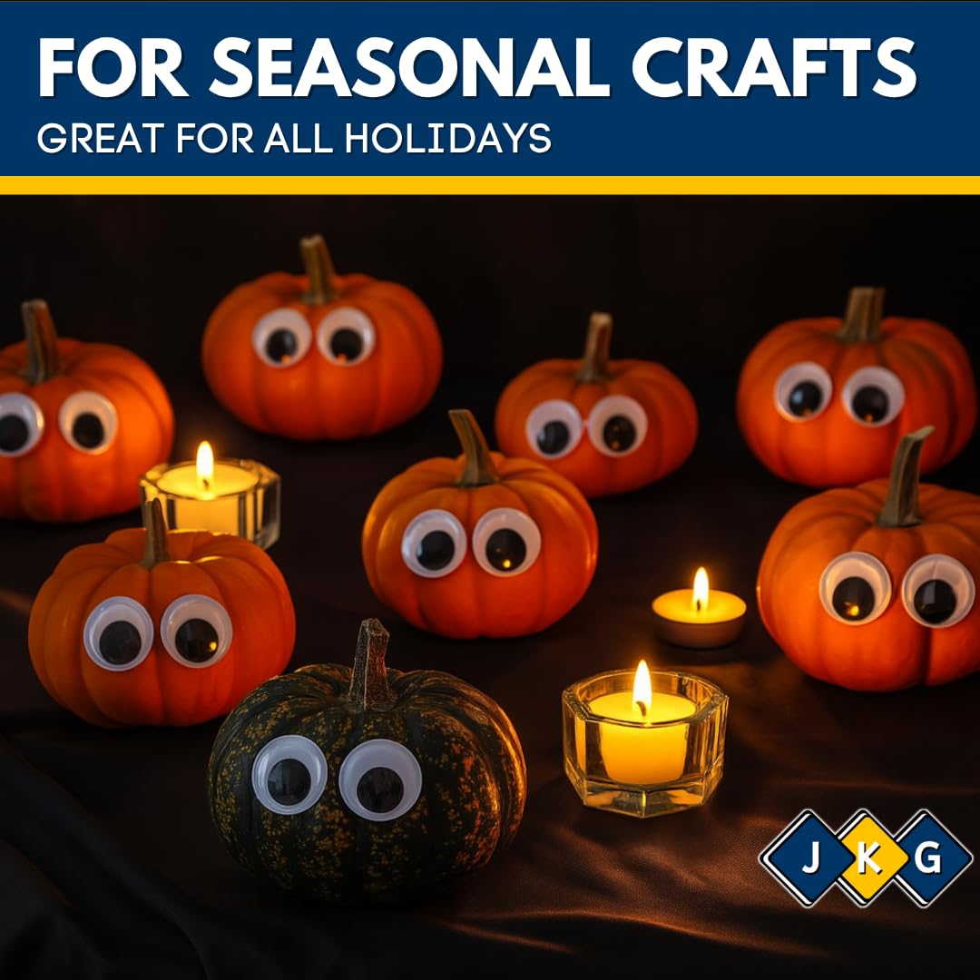 Googly Eyes – Pack of 200, 3 Sizes