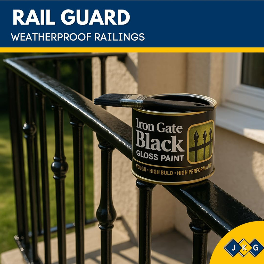 Black Gloss Metal Paint – 180ml