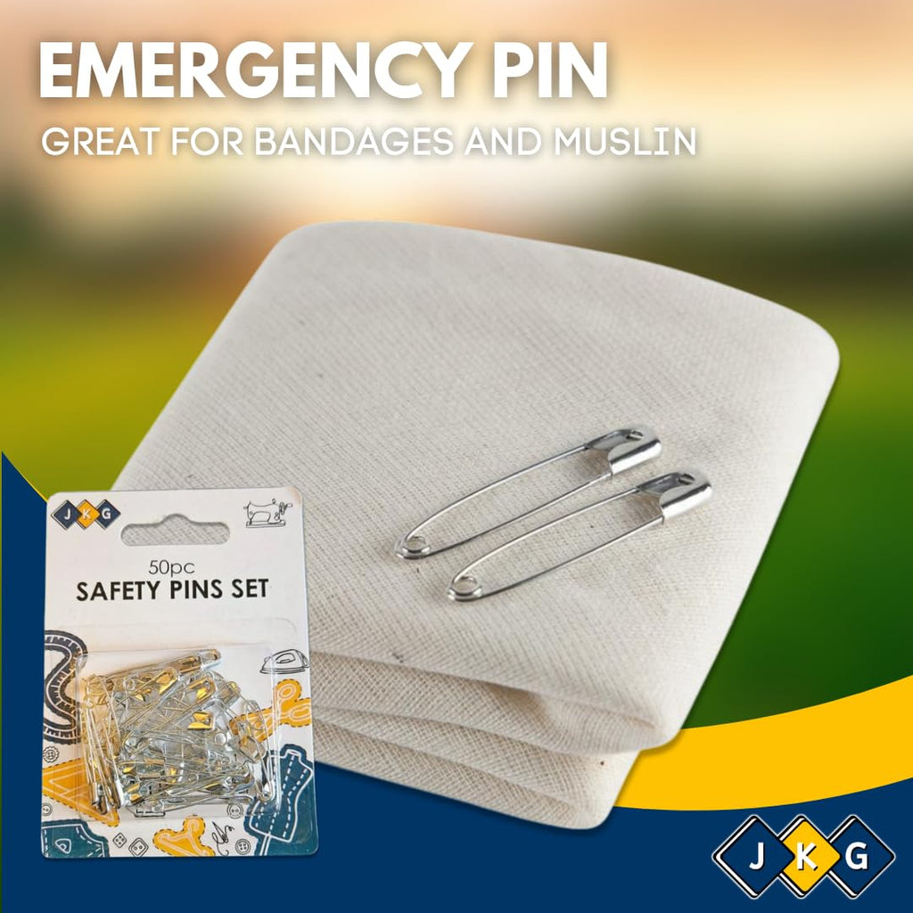 Assorted Safety Pins – Pack of 50