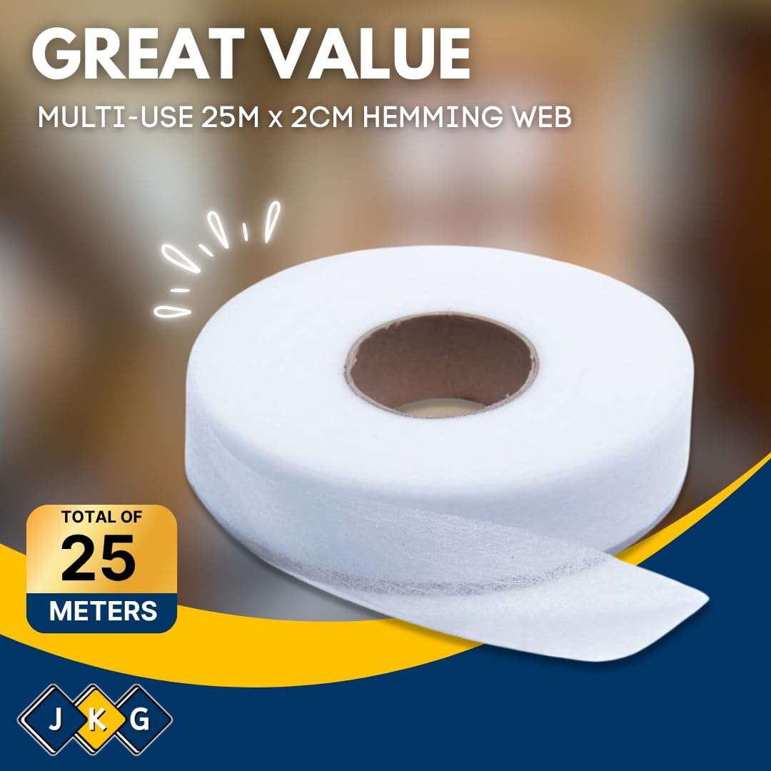Iron-On Hemming Web Tape – 25m x 2cm