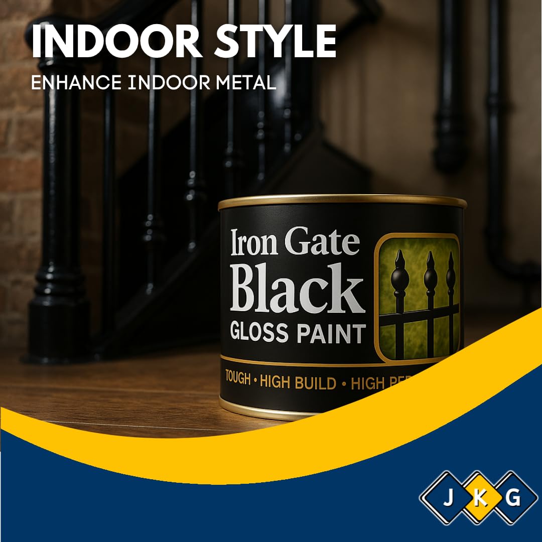 Black Gloss Metal Paint – 180ml