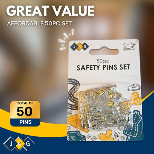 Assorted Safety Pins – Pack of 50