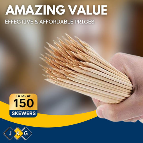 Bamboo BBQ Skewers 30cm – Pack of 150
