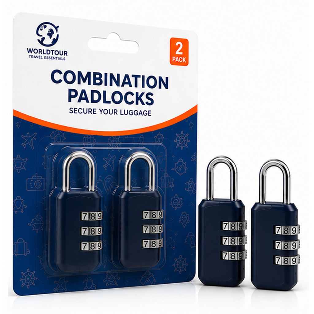 Combination Padlocks – Pack of 2