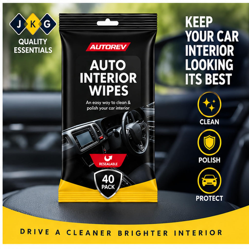 Car Interior Wipes – Pack of 40