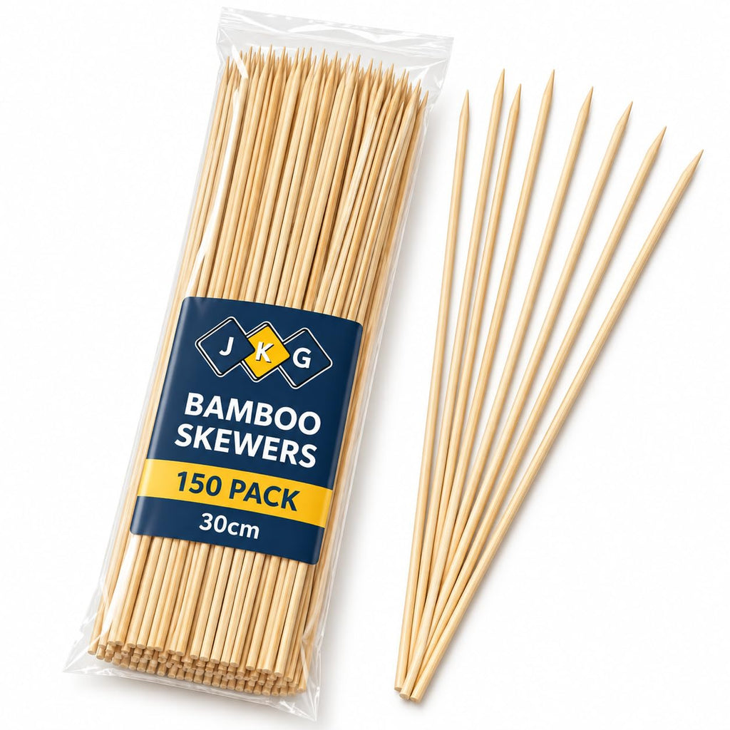 Bamboo BBQ Skewers 30cm – Pack of 150