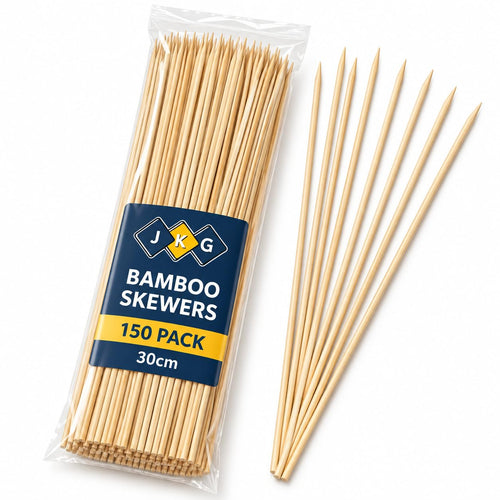 Bamboo BBQ Skewers 30cm – Pack of 150