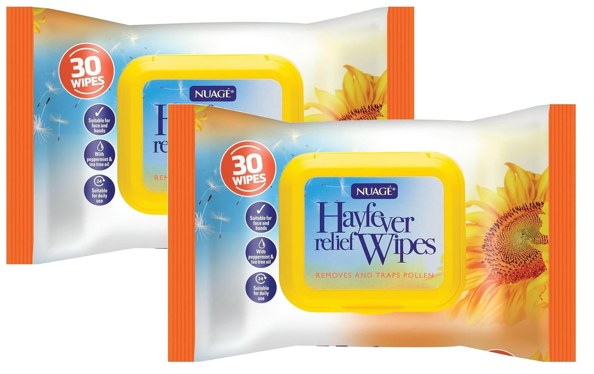 Hay Fever Relief Wipes – Pack of 60