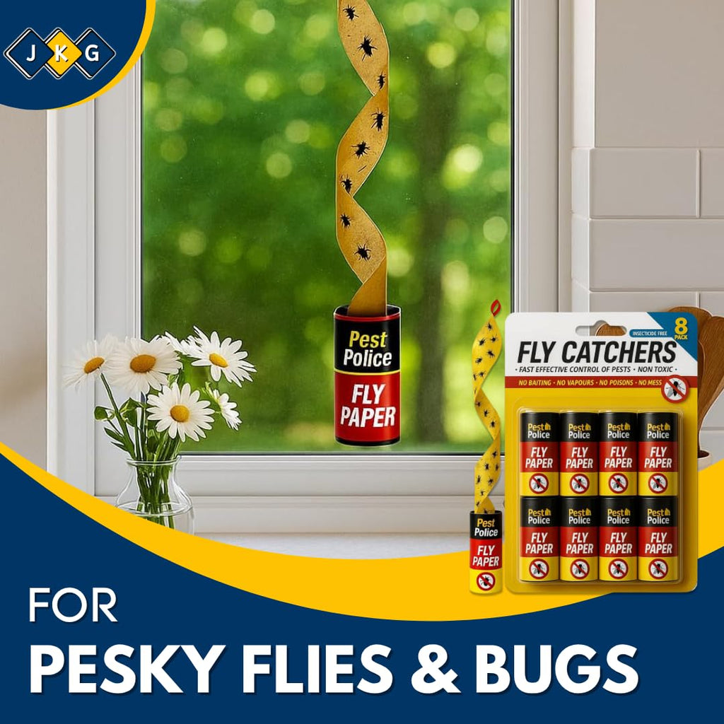 Sticky Fly Trap Strips – Pack of 8