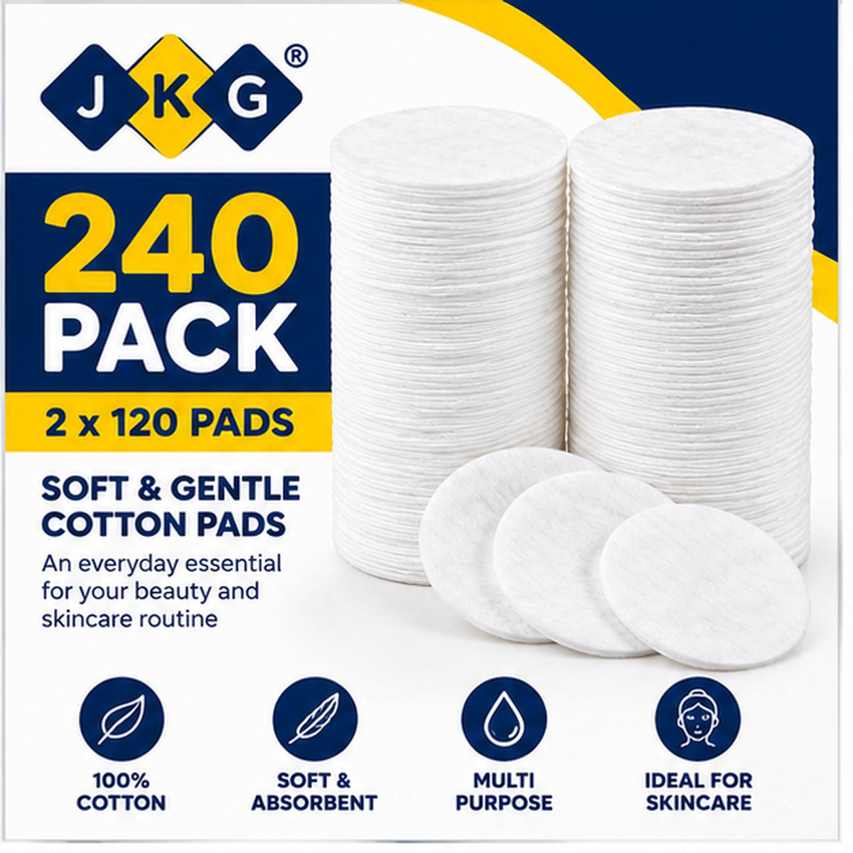 Cotton Wool Pads – Pack of 240