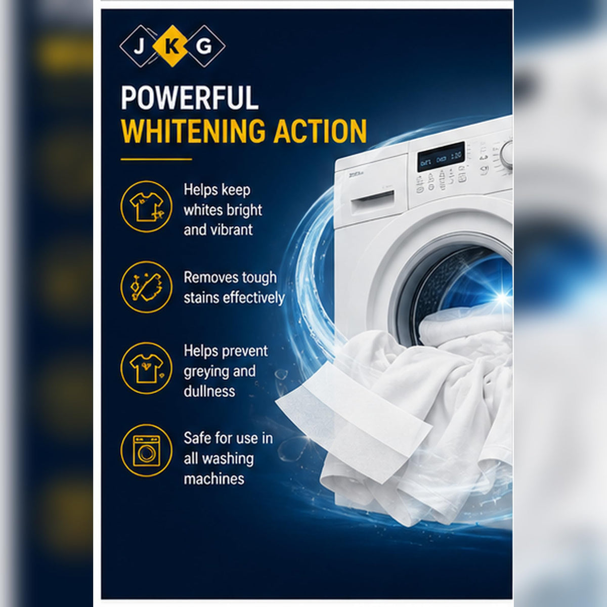 Laundry Whitener Sheets – Pack of 12