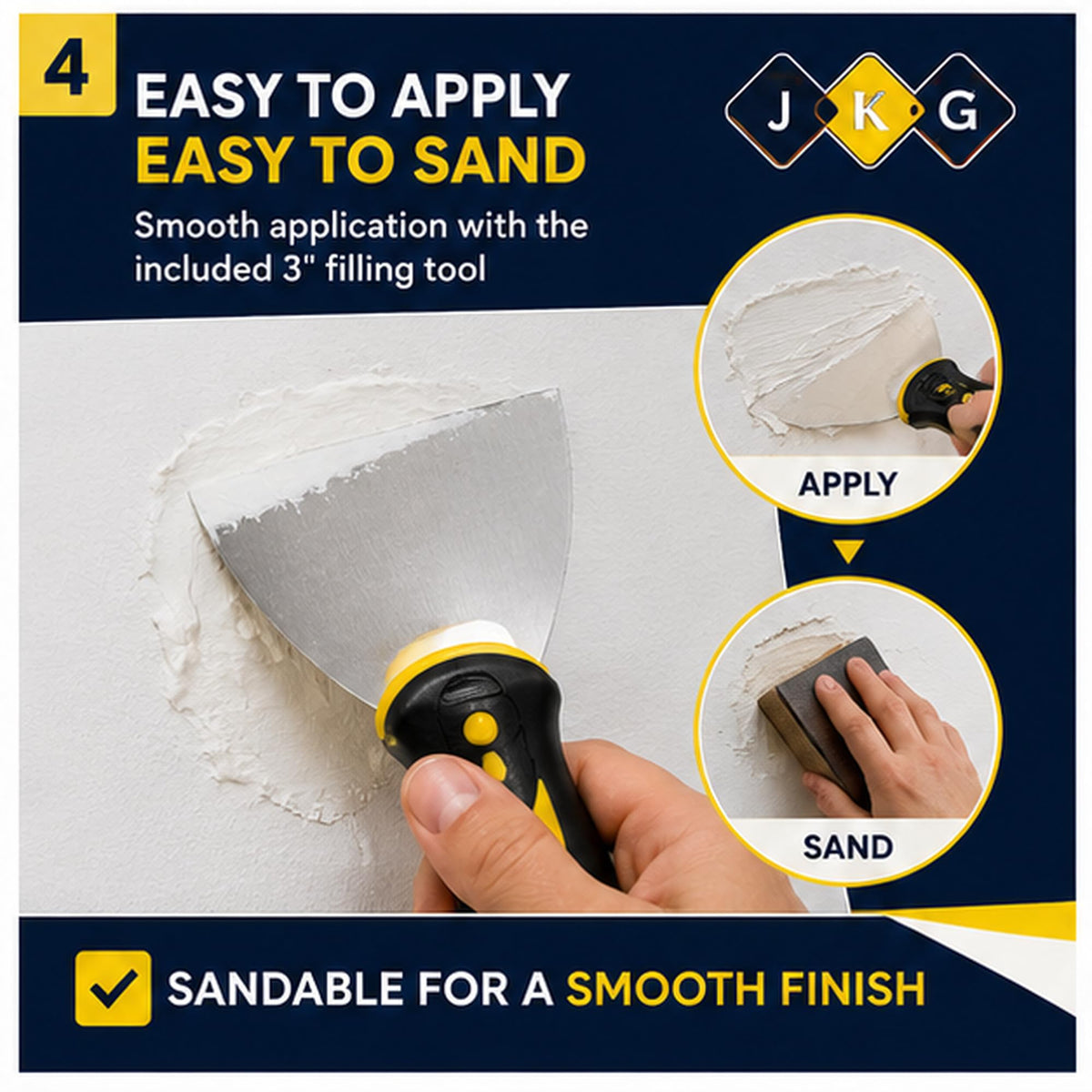 Ready-Mixed Wall Filler 330g & Filling Tool