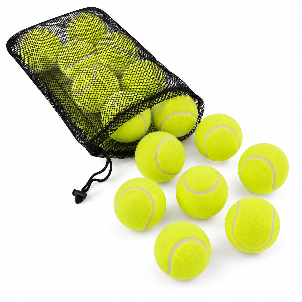 Tennis Balls with Mesh Bag – Pack of 12