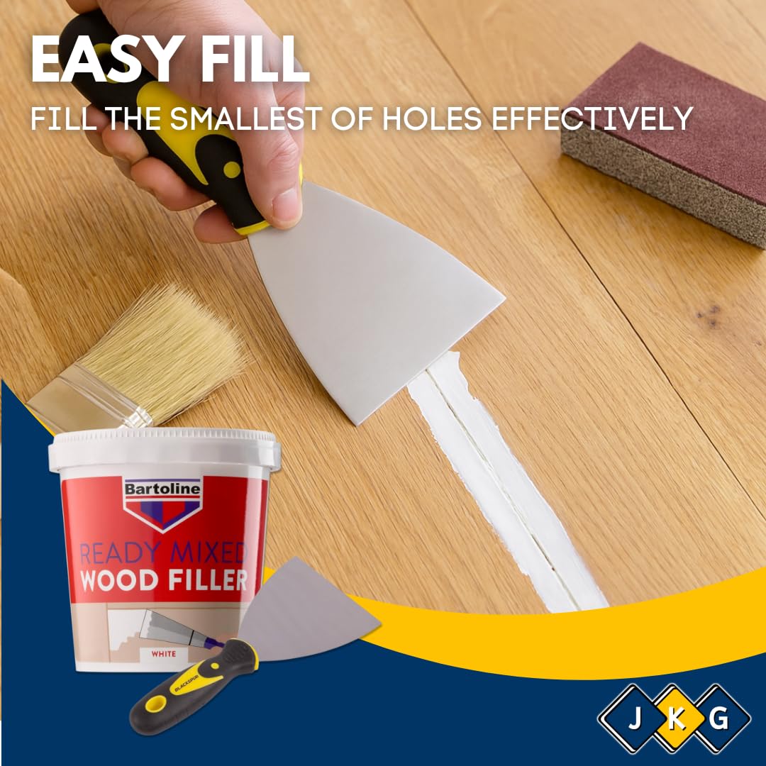 White Wood Filler 500g & Filling Scraper