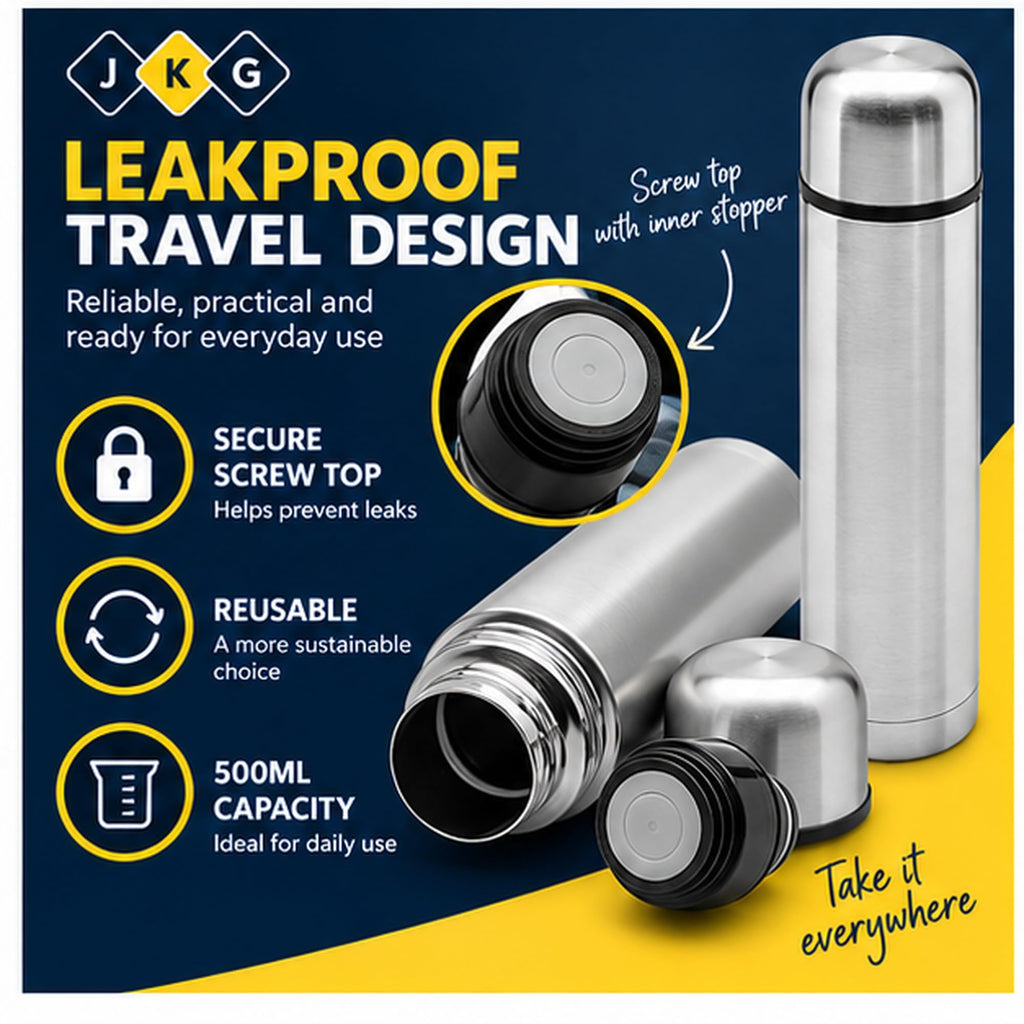 Stainless Steel Vacuum Flask – 500ml