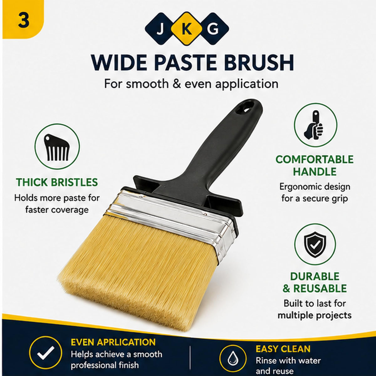 Wallpaper Paste 200g & Pasting Brush Kit