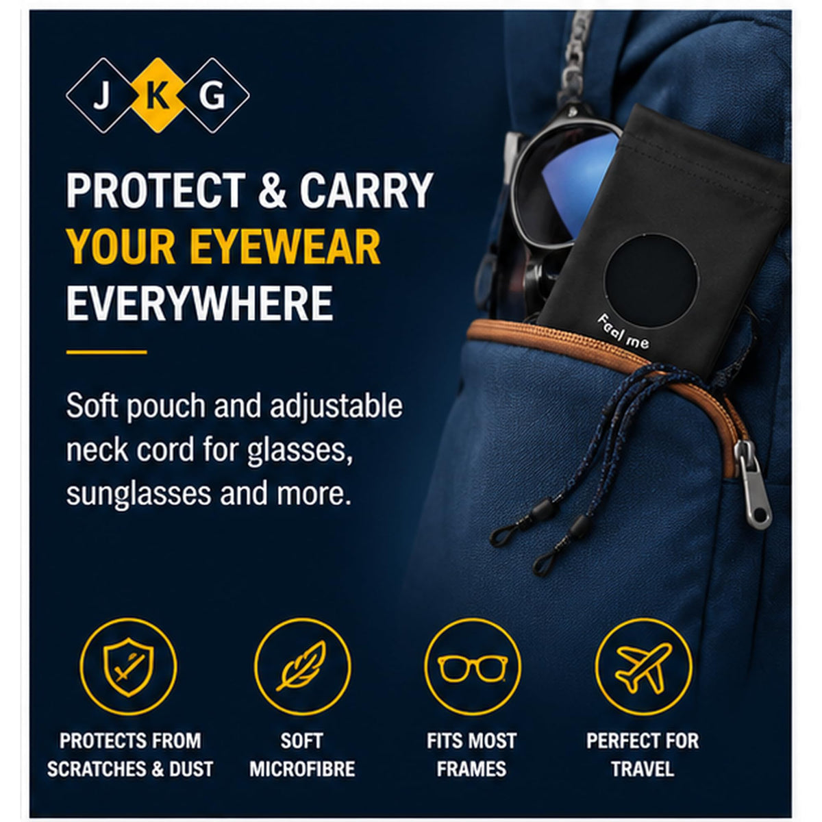 Glasses Pouch & Neck Cord