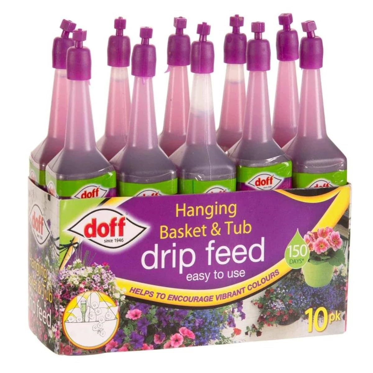 Hanging Basket Drip Feeders – Pack of 10