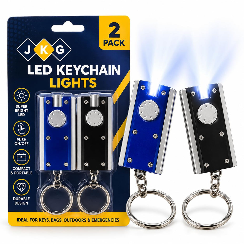 LED Keyring Torches – Pack of 2