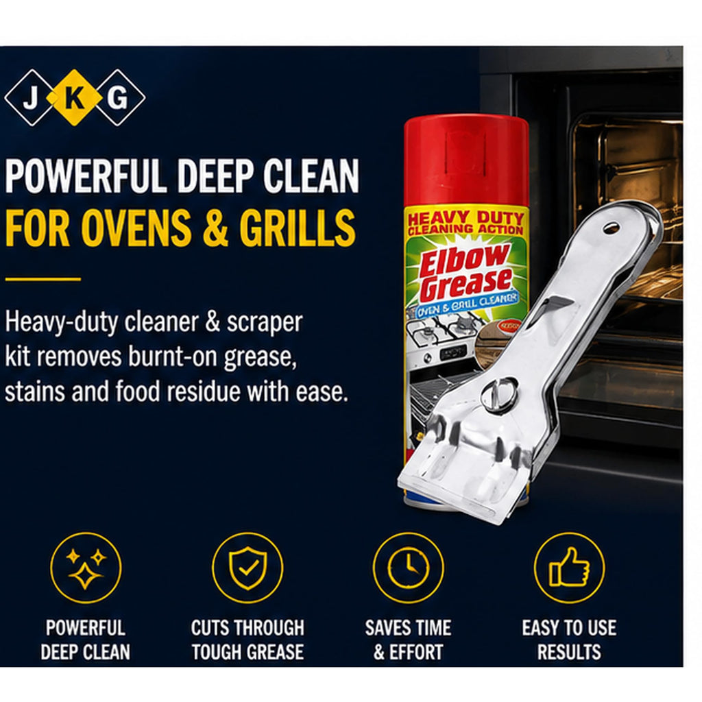 Oven Cleaner Kit with Scraper – 400ml
