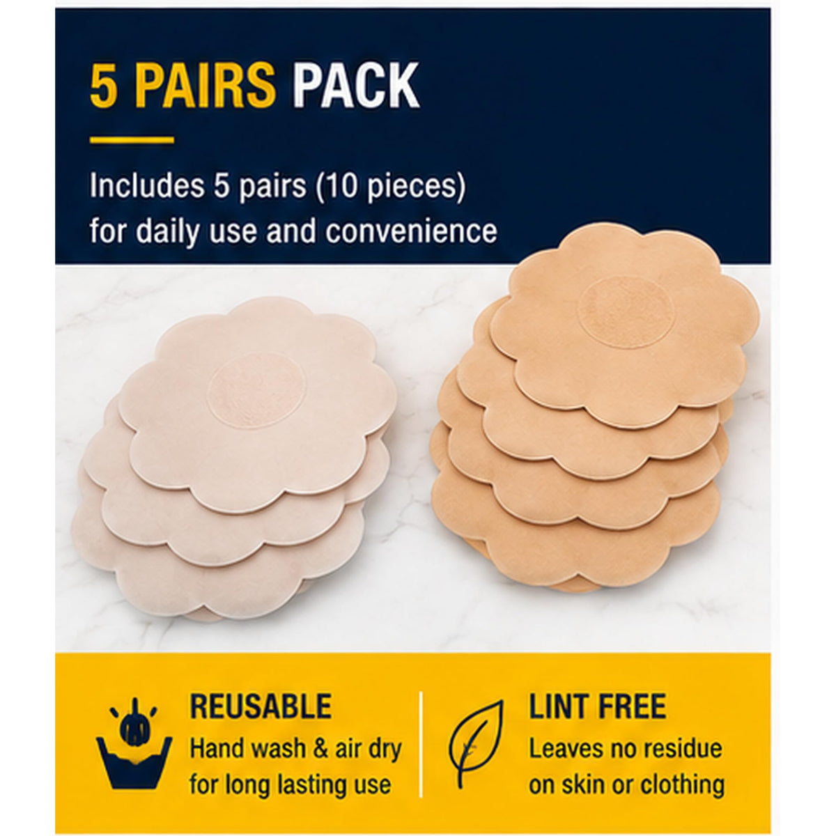 Adhesive Nipple Covers – 5 Pairs