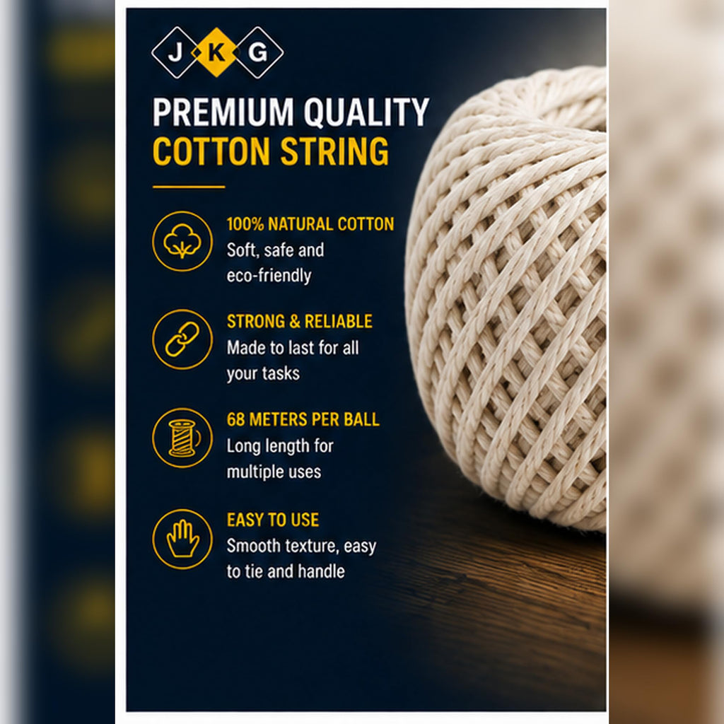 Cotton String – 2 x 65m