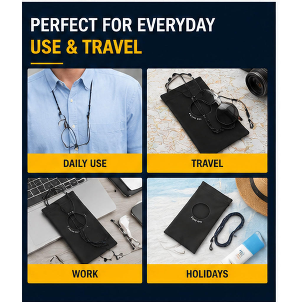 Glasses Pouch & Neck Cord