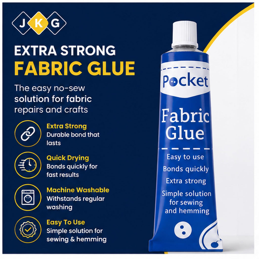 Washable Fabric Glue – 50ml