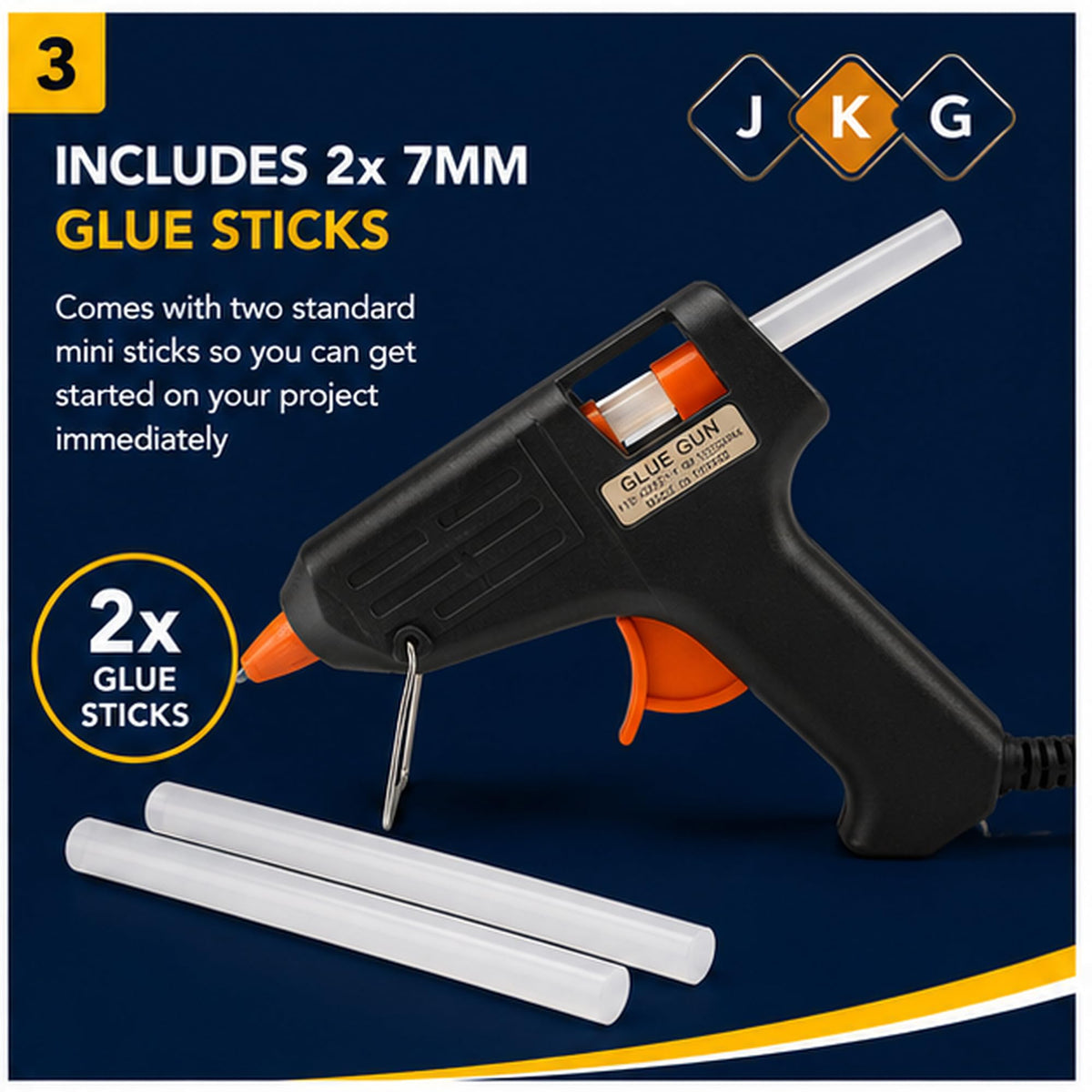 Mini Hot Glue Gun with Glue Sticks