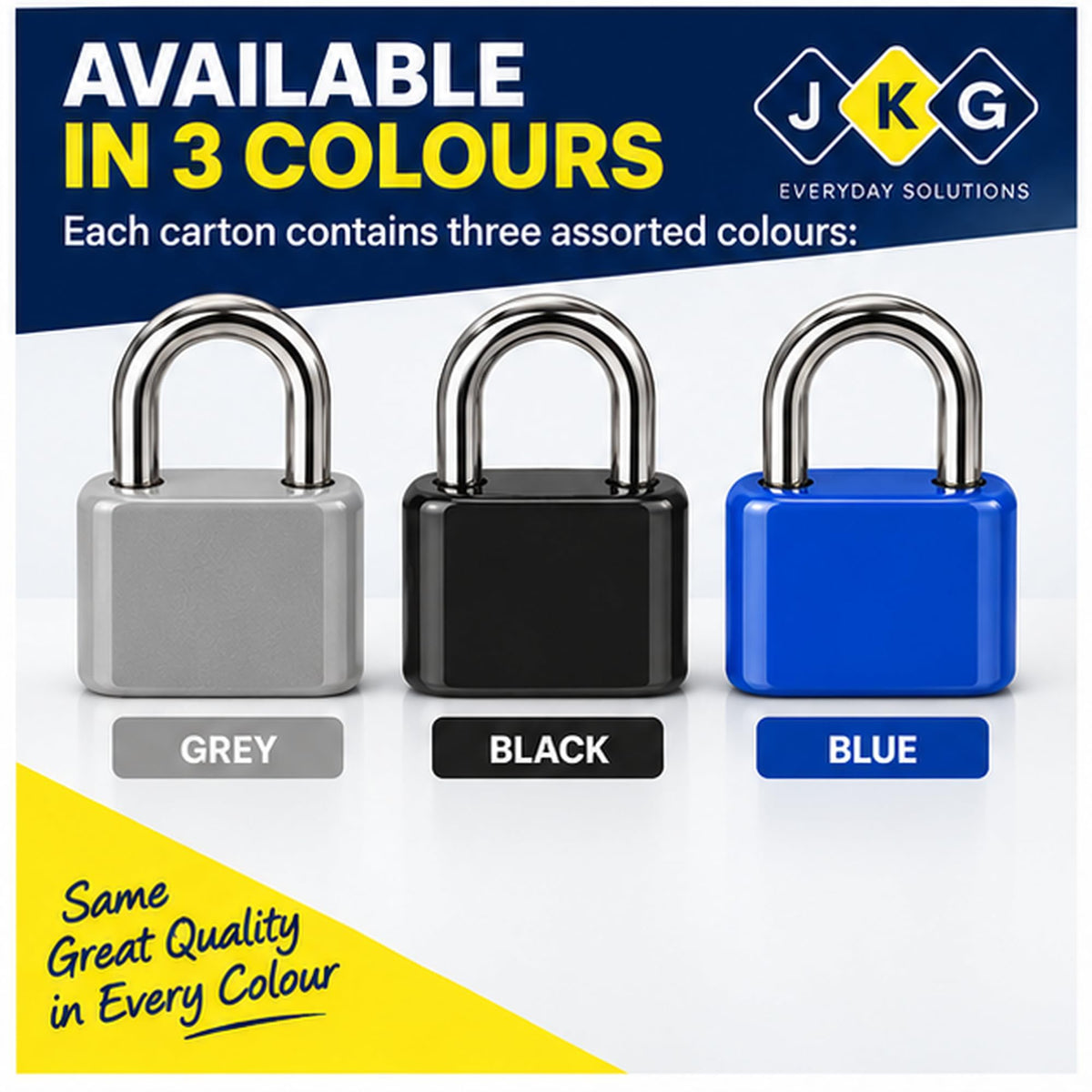 Mini Padlocks with 4 Keys – Pack of 2