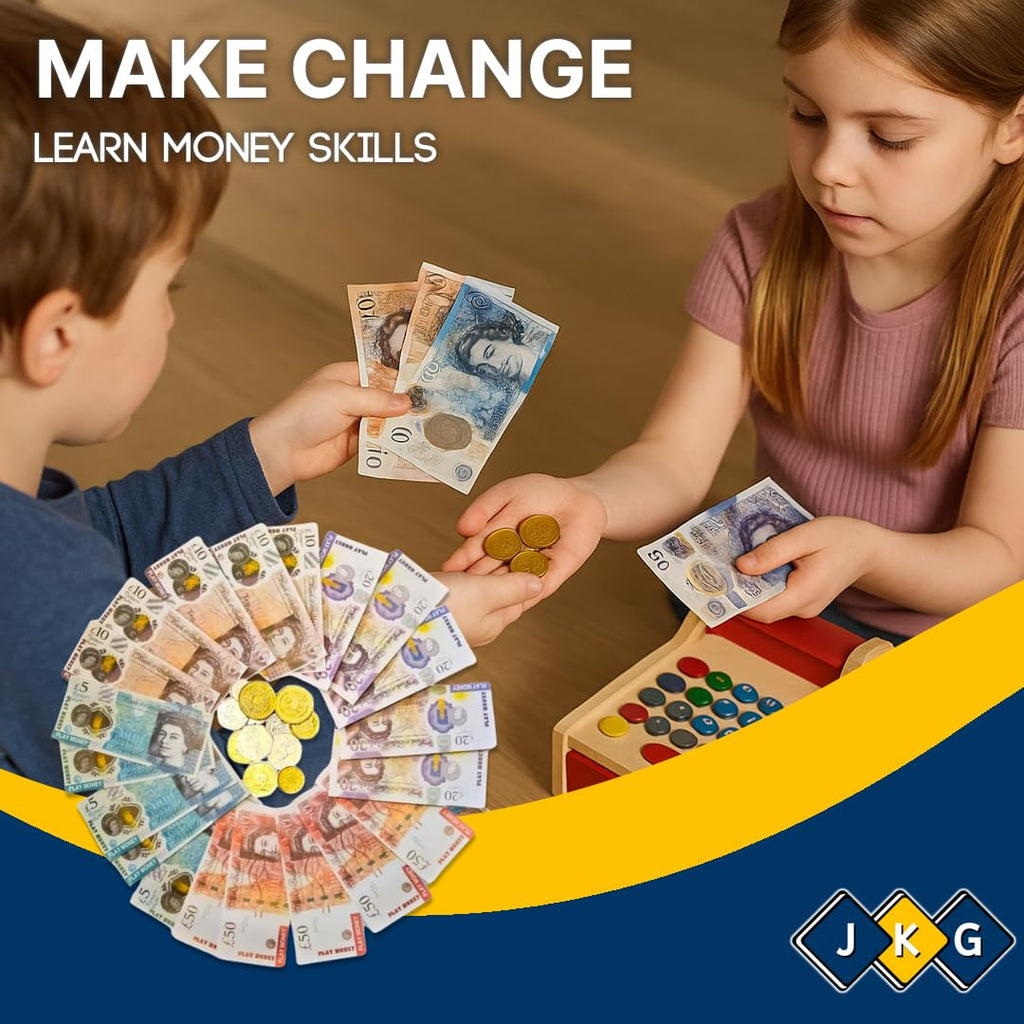 Play Money – UK Notes & Coins for Kids