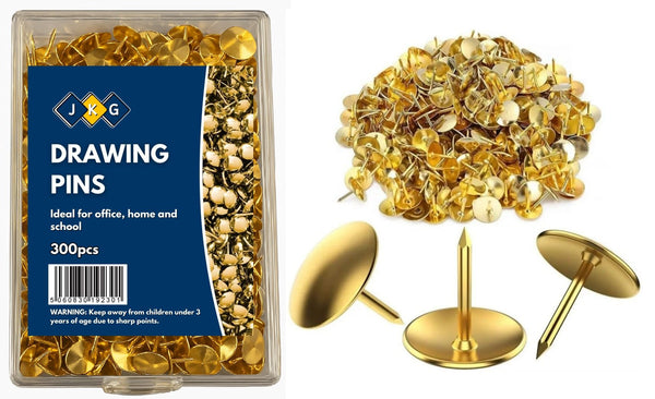 Gold Metal Push Pins – Pack of 300