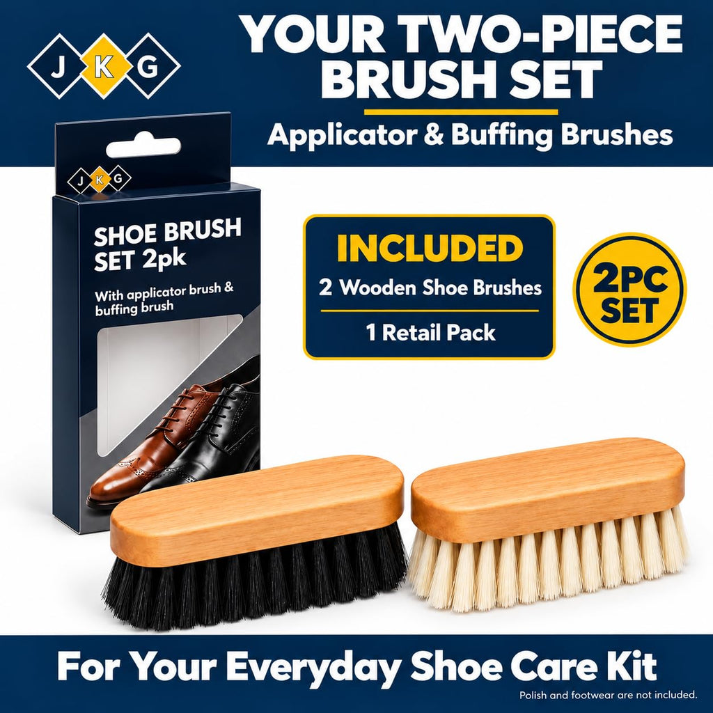 Shoe Polish Brushes – Pack of 2