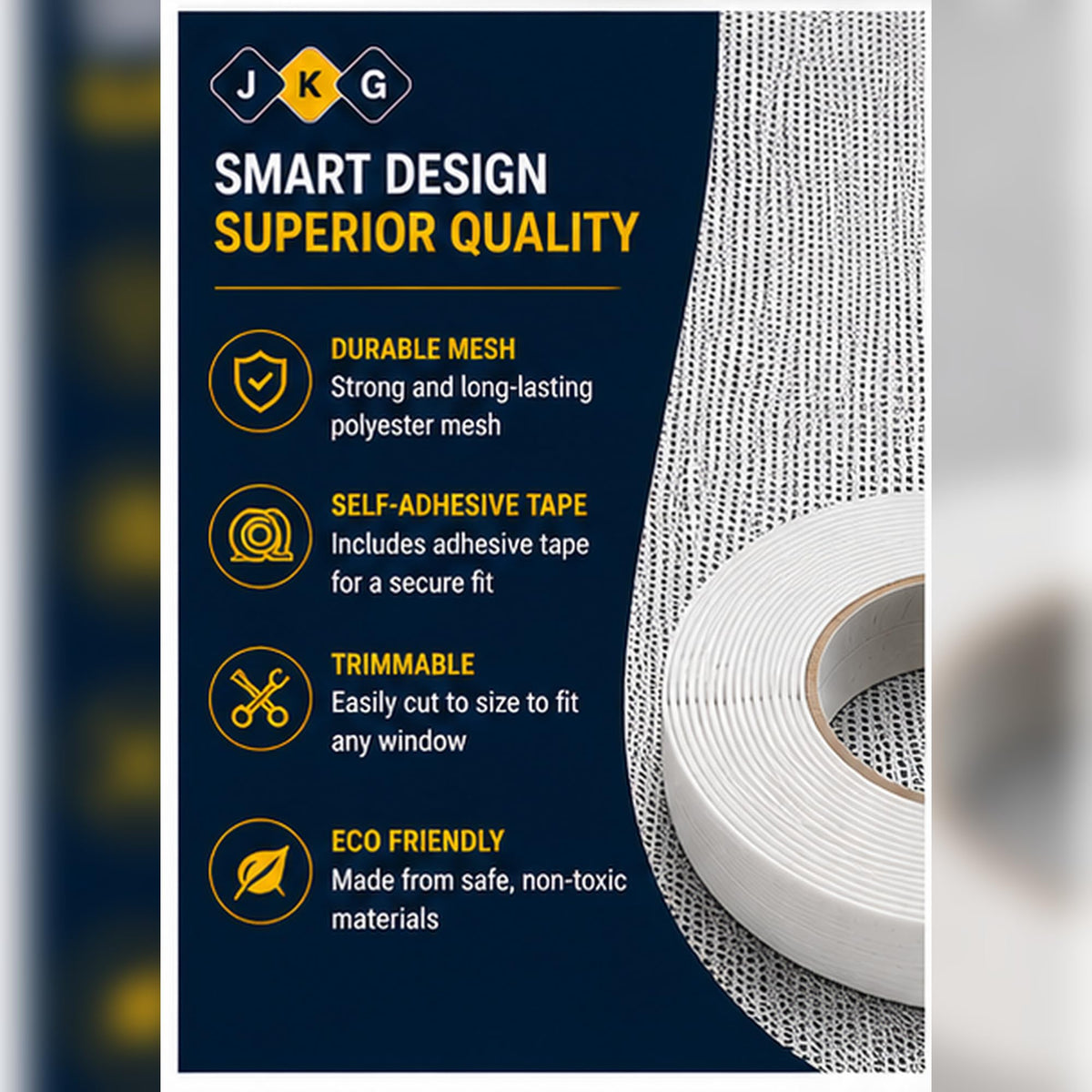 Window Fly Screen – 130 x 150cm