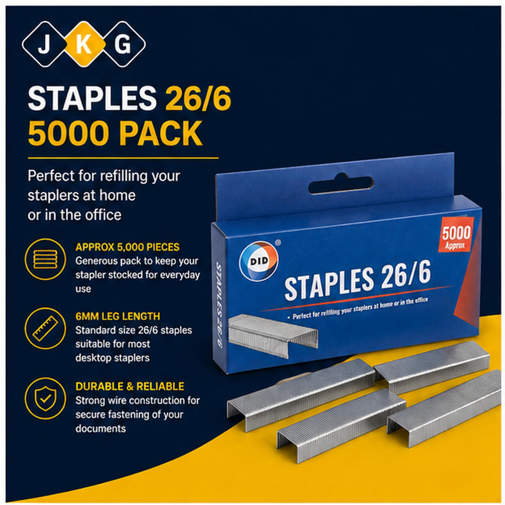 Standard Staples 26/6 – Pack of 5000