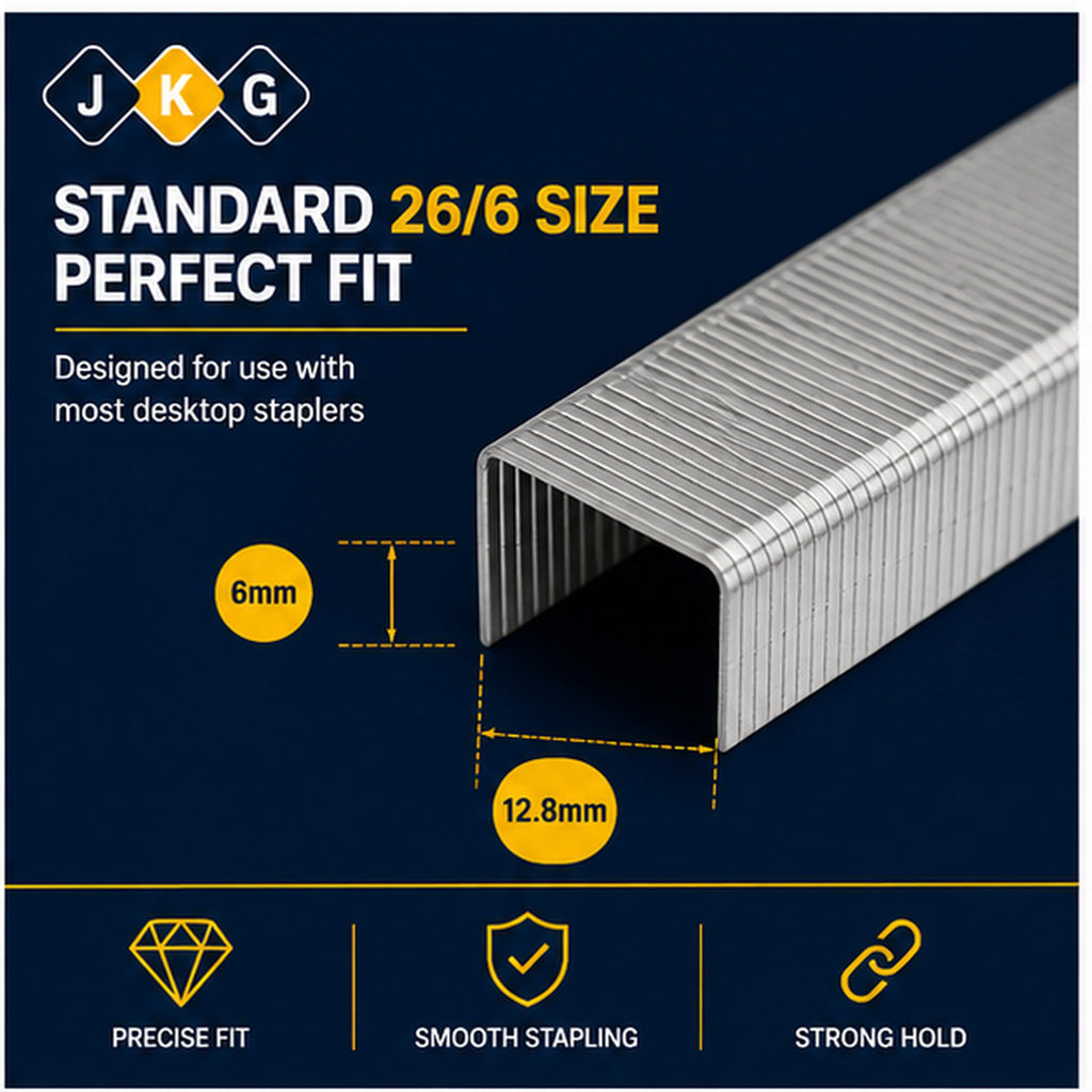 Standard Staples 26/6 – Pack of 5000
